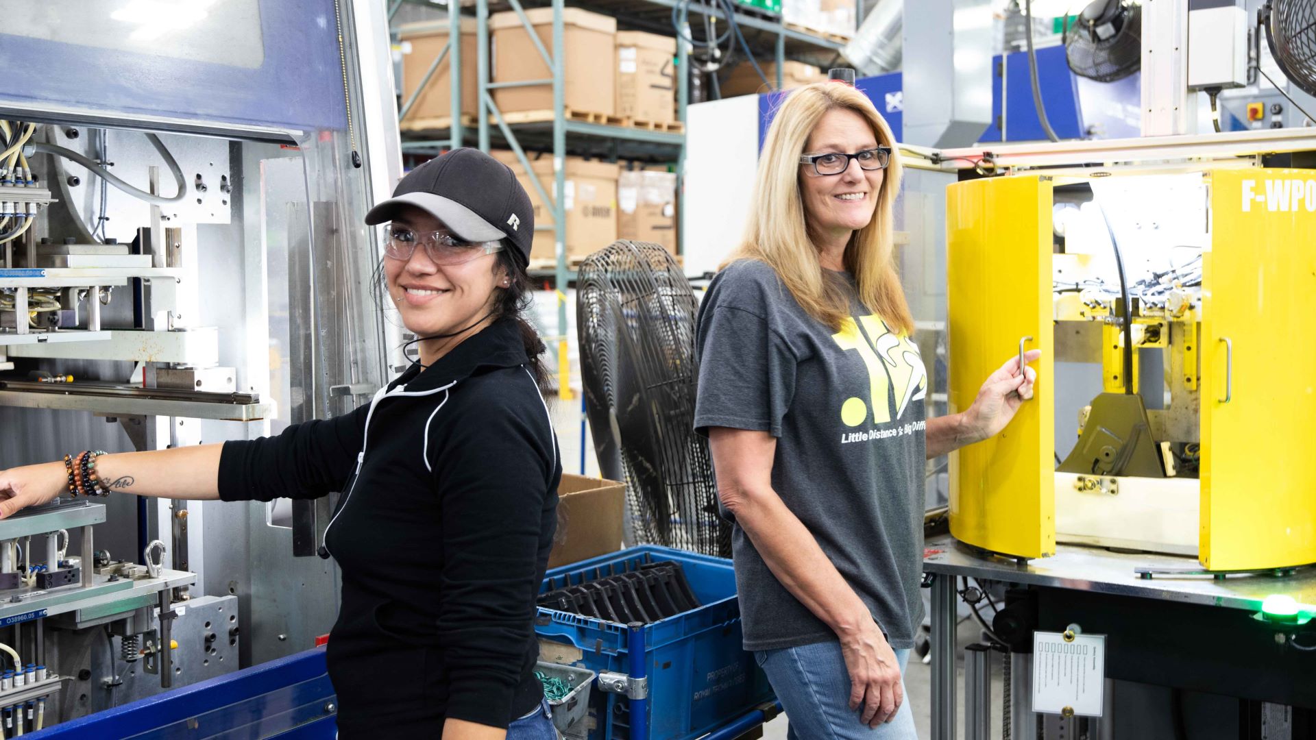 Female Employees Working Together Female Employees Working Together